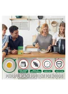 Suavecita SUAVEC Roach Repellent, Cockroach Repellent Indoor, Roach Deterrent, Roach Control for Home Effectively and Quickly, Roach Repeller, Apply for Any Size of Cockroach, Enduring Effect - 8 Pieces  - Image 4