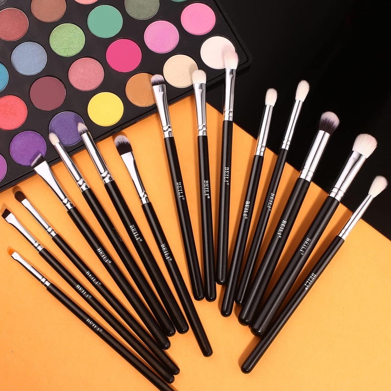 BEILI Eyeshadow Brush Set 15pcs Beauty Eye Makeup Brushes Cosmetic Soft Synthetic Eyeshadow Blending Concealer Eyebrow Liner Brush Set - Image 4