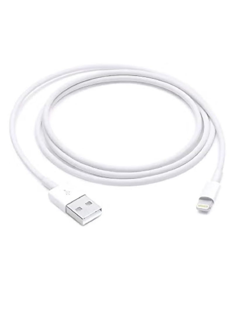 Generic USB To Lightning Data Sync And Charging Cable For Apple iPhone White  - Image 1
