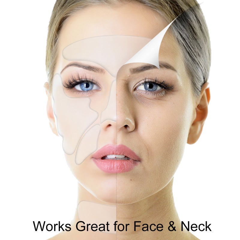 9 In 1 Facial Patches Wrinkle Remover Pads for Forehead Cheek Neck Anti Wrinkle Treatment Silicone Smoothing Wrinkle Patches for Face Skin Care - Image 4