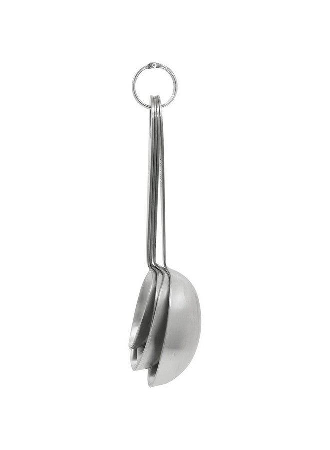 Lindy's MPC4 4-Piece Stainless Steel Measuring Scoop Set,Silver, 9 inches long - Image 2