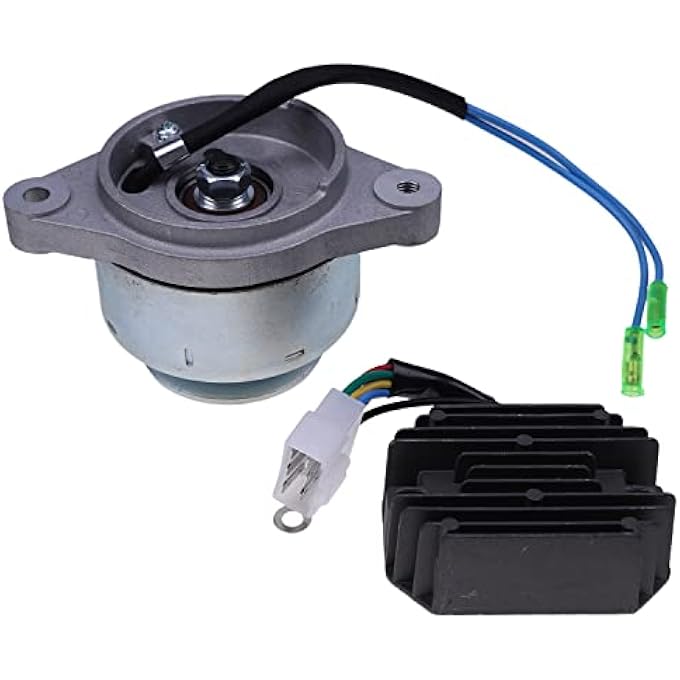 AIVWUMOT Alternator Regulator 15533-64600 H1550-64600 15531-64017 Compatible With Kubota B1750D B1750E B1750HST-D B1750HST-E G2000 G3200 G4200 G5200 - Image 1