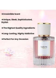 Luxfume 50ml Pheromone Perfume for Women Eau de Parfume Spray Body Perfume for Women Floral Fragrance for Women Long lasting Perfume for Women Enhanced Scents Perfume  - Image 2