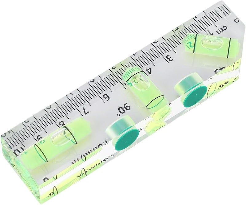 Acrylic Bubble Level With Magnets 45 90 180 Degree Leakproof Tool 102x25x15mm - Image 4