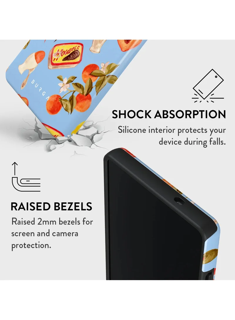 BURGA Samsung Galaxy S25 Ultra Mobile Phone Case Hybrid 2 Layer Hard Shell Silicone Protective Case, Scratch Resistant Shockproof Cover,Al Fresco