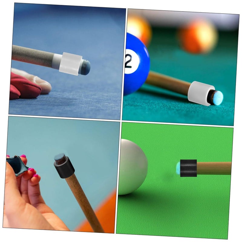 10pcs Plastic Billiard Cue Tip Protectors Snooker Pool Stick Tail Cover Accessories - Image 5