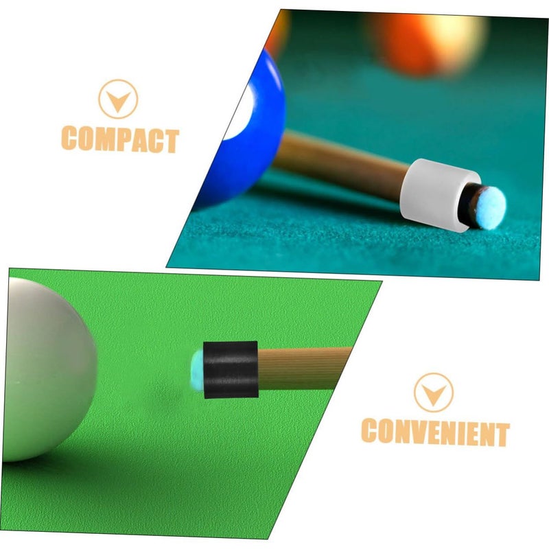 10pcs Plastic Billiard Cue Tip Protectors Snooker Pool Stick Tail Cover Accessories - Image 4