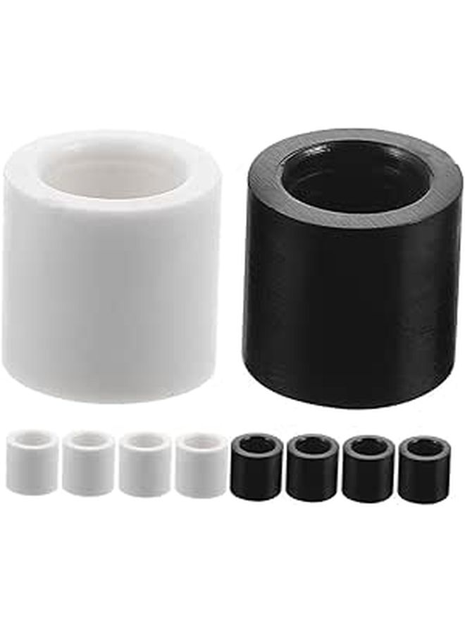 10pcs Plastic Billiard Cue Tip Protectors Snooker Pool Stick Tail Cover Accessories - Image 1