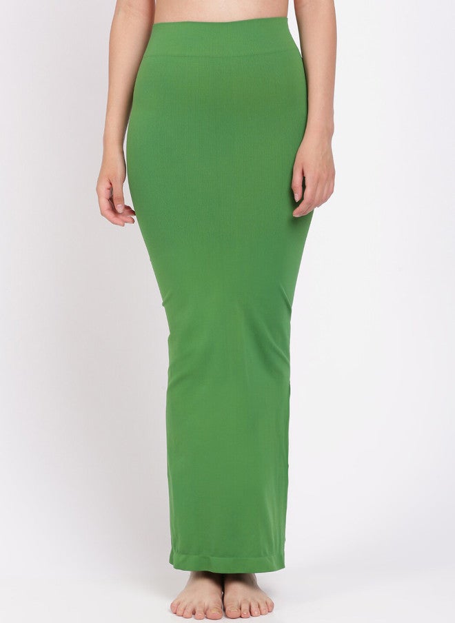 Red Rose RedRose Women Green Seamless Saree Shapewear - Image 1