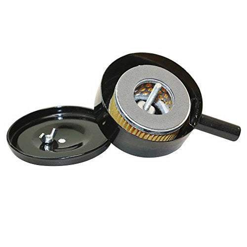 Interstate Pneumatics SA13 - Compressor Air Intake Filter Metal Body 5" Dia - 3/4" MPT w/Paper Cartridge - Image 1