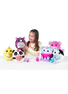 Rainbocorns Rainbocorns Eggzania Surprise Mini Mania Series 1, Collectible Plush Stuffed Animal, Surprise Eggs, Stickers, DIY Jewelry, Slime, Ages 3+ Toys for girls  - Image 3