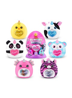 Rainbocorns Rainbocorns Eggzania Surprise Mini Mania Series 1, Collectible Plush Stuffed Animal, Surprise Eggs, Stickers, DIY Jewelry, Slime, Ages 3+ Toys for girls  - Image 5