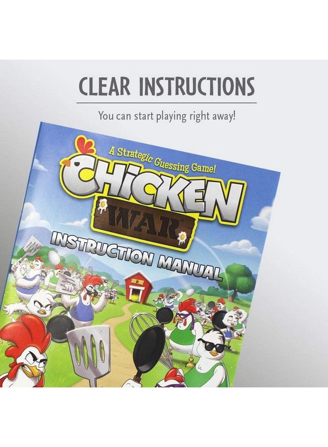 ThinkFun Chicken War Game - A Strategic Board Game with a Fun Theme and Hilarious Artwork, Perfect for Game Nights - Image 4
