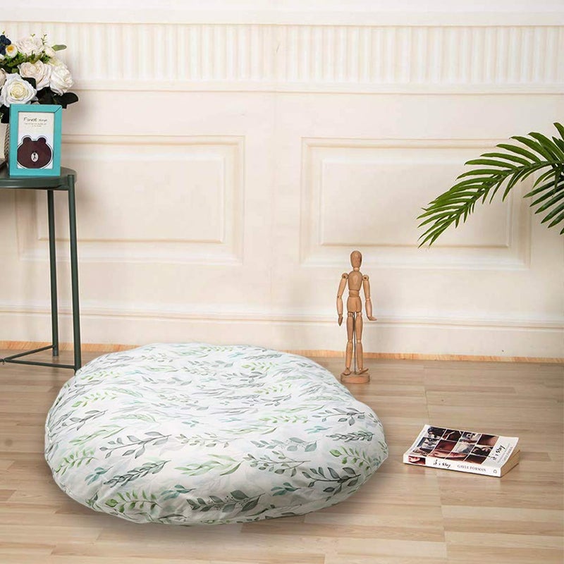 DILIMI Newborn Lounger Cover, Removable Baby Lounger Cover, Ultra Soft Comfortable Slipcover for Infant Lounger Pillow, Green Leaf - Image 5
