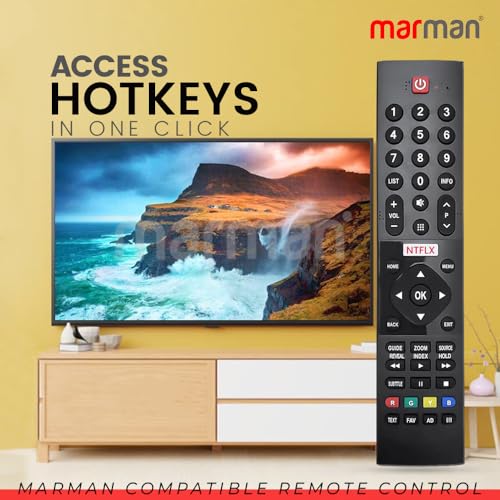 marman® Compatible with Panasonic Smart 4K LED LCD HD Tv Remote Control Original with Netflix Function Non Voice Command Without Google Assistant Pairing not Required ! - Image 2