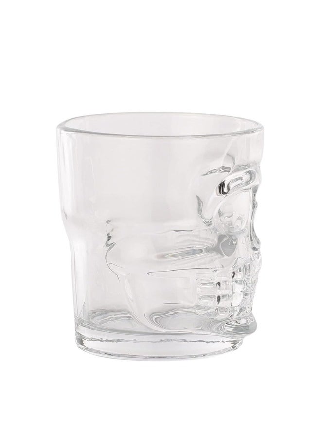 Set Of 6 Skull Design Mugs, 50ml Capacity, For Hot And Cold Drinks, Freezer Safe, Skull Embossed Design