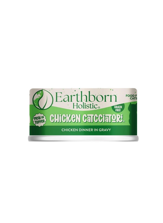 Earthborn Holistic Earthborn Holistic Chicken Catcciatori Grain-Free Moist Cat Food 3 oz Can  - Image 1