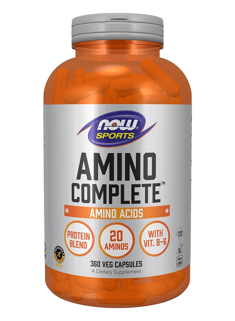 Now Foods Now Sports Amino Complete 360 Veg Capsules - Image 1