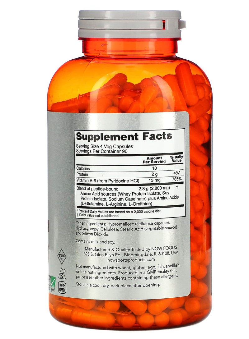 Now Foods Now Sports Amino Complete 360 Veg Capsules - Image 2