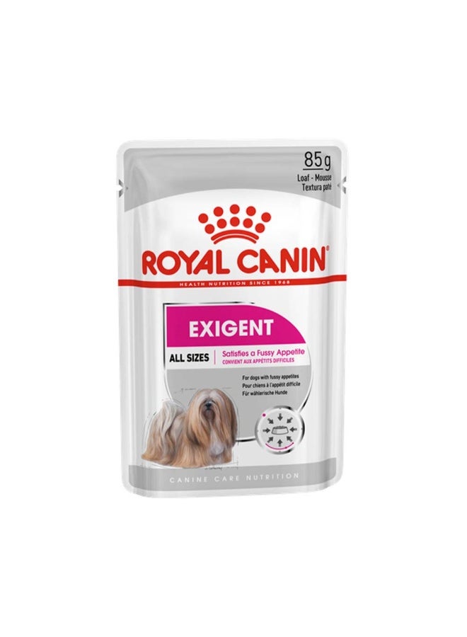Royal Canin Canine Care Nutrition Exigent Loaf Dog Food Pouch - 85g