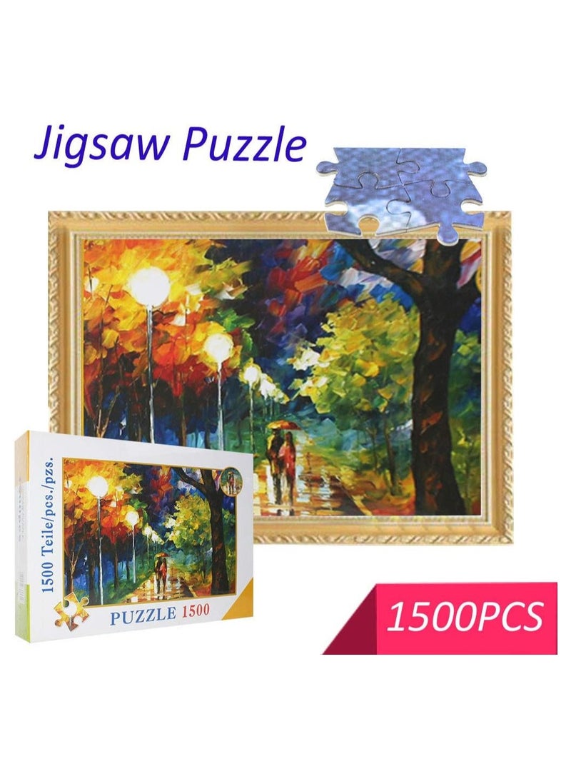 1500 Piece Puzzle Challenge Your Creativity and Intelligence  Perfect Gift and Family Time Activity  High Quality and Vibrant Colors - Image 2