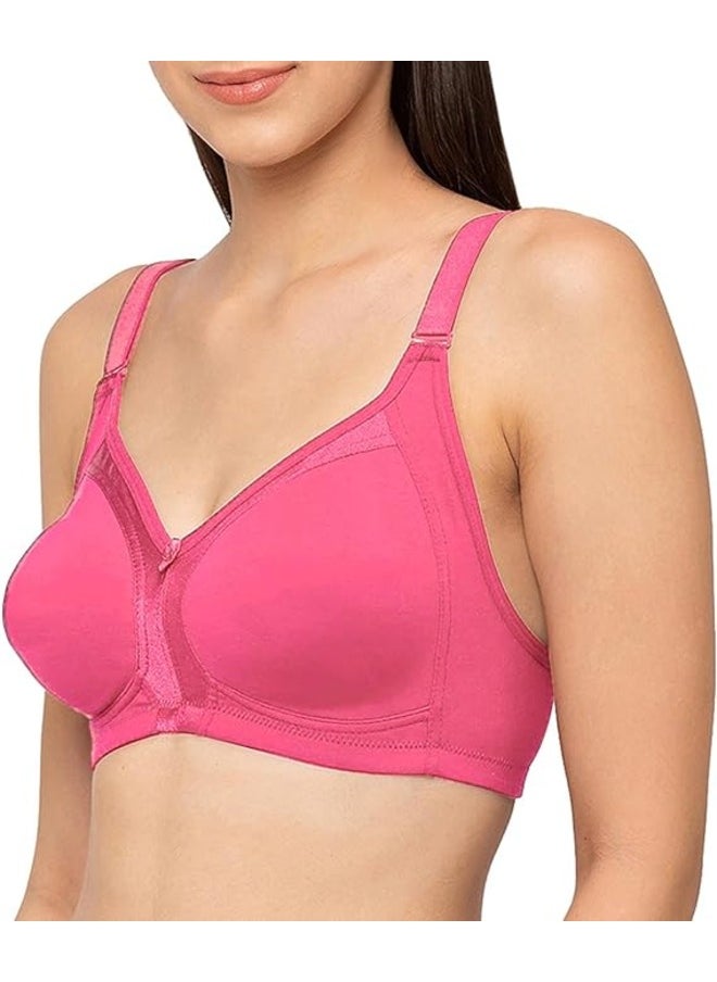 Love Bell - Love Bell Women's Everyday Bra - Cotton Spandex Four-way Stretch Shaping - Non-Padded, Minimizer, Wire-free, Super Comfort - Image 1