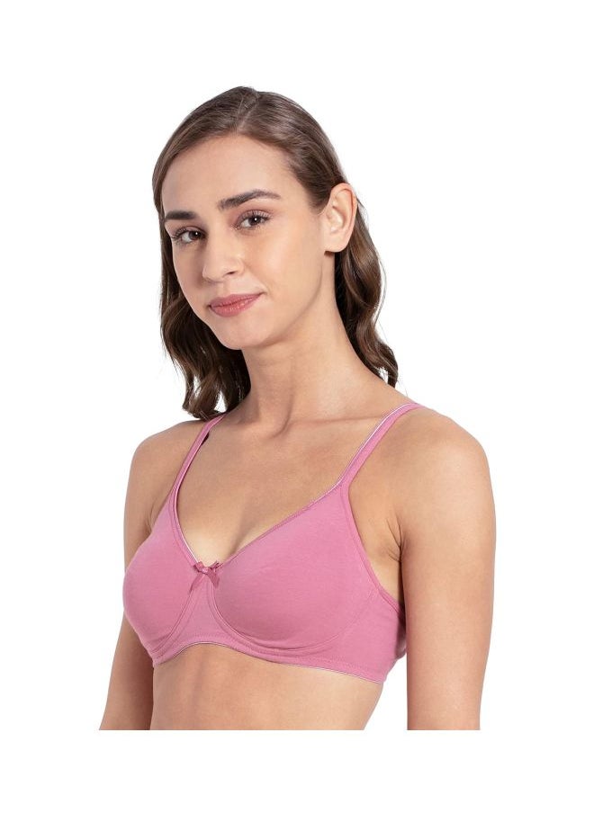 JOCKEY Jockey 1722 Women Wire free Non Padded Super Combed Cotton Elastane Stretch Medium Coverage Everyday Bra with Concealed Shaper Panel and Adjustable Straps  - Image 4