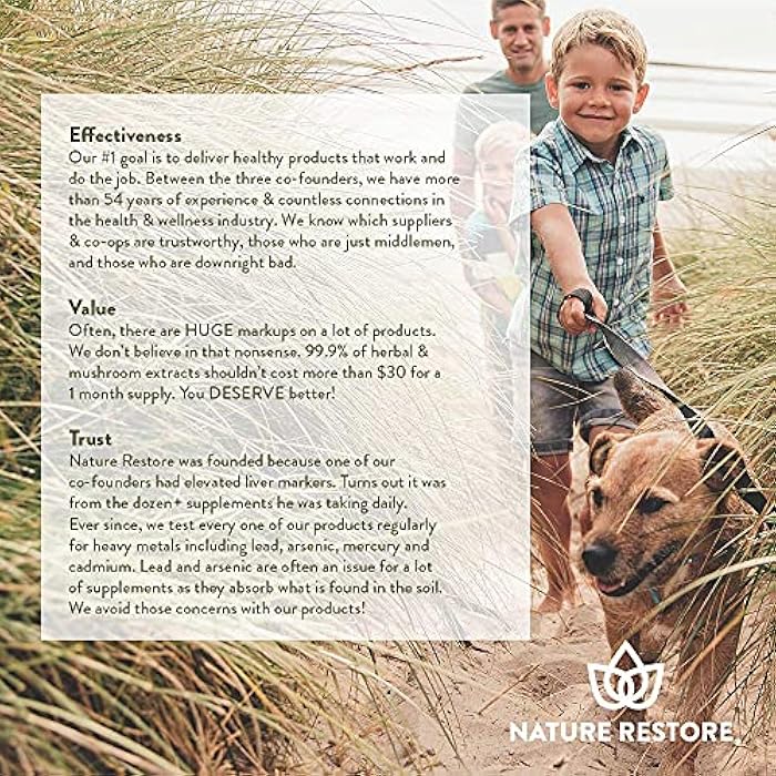 Nature Restore Coriolus Versicolor Mushroom Extract Supplement, 30 Percent Polysaccharides, Non GMO, Gluten Free, 90 Capsules, Original Turkey Tail Mushroom Supplement - Image 5