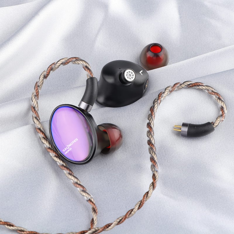 Linsoul 7Hz x Crinacle Salnotes Dioko HiFi 14.6mm Planar Diaphragm Driver in Ear Earphone IEMs with CNC Aviation-Grade Aluminum Case, Detachable 4-Core Litz OCC Copper Cable for Audiophile Musician Studio - Image 4