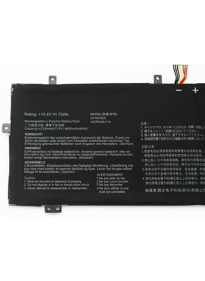 Terabyte REPLACEMENT 15.4V 4725mAh 72Wh C41N1825 Laptop Battery Compatible for ASUS VivoBook 14 X403FA I403FA X403FA-EB121 H522D Series  - Image 3
