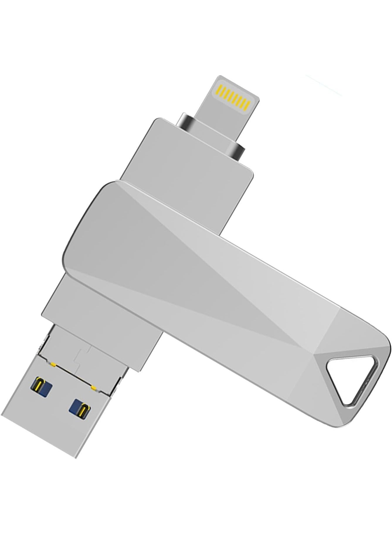 إنسجام INSIJAM Flash Drive Dual Drive 3 In 1 type-c Thumb Drive 1000GB