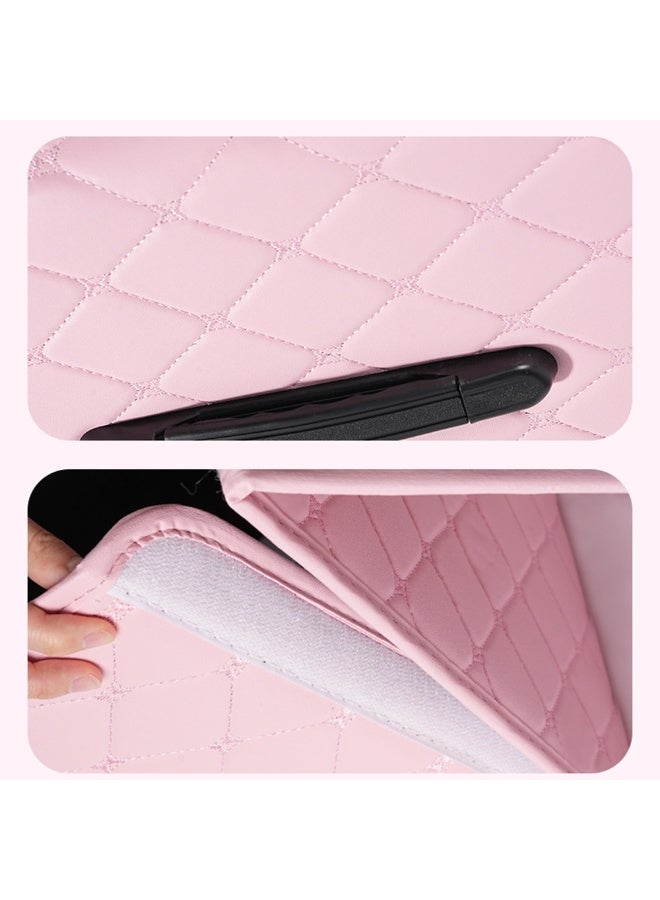 1pcs Cute Large Capacity Car Trunk Organizer, Foldable Storage Box For Car,Collapsible Bag Storage With Handles，Pu Sundry Items Storage Box，Car Accessories - Image 4