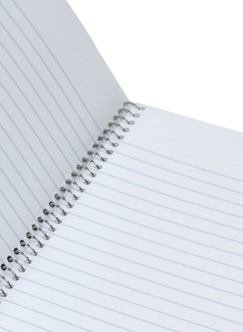 FIS Pack of 10  Sprial  Soft Cover Notebook Single Line, A4, 80 Sheets -FSNBSA480SL07 - Image 2