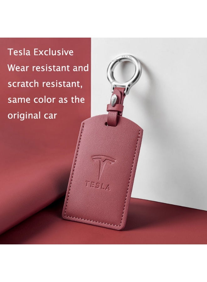 Tesla Car Card Key Protection Cover is suitable for all Tesla Model 3/Y Model x/s stylish leather card protection covers - Image 4