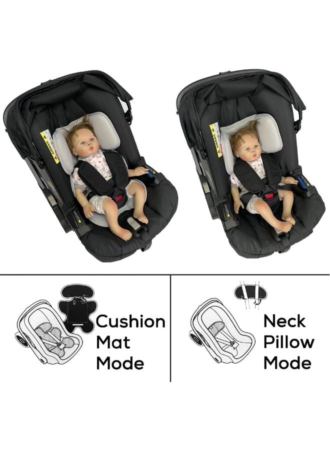 AICTIMO Head and Body Support Pillow Compatible with Doona Car Seat Strollers, Stroller Cushion - Image 5