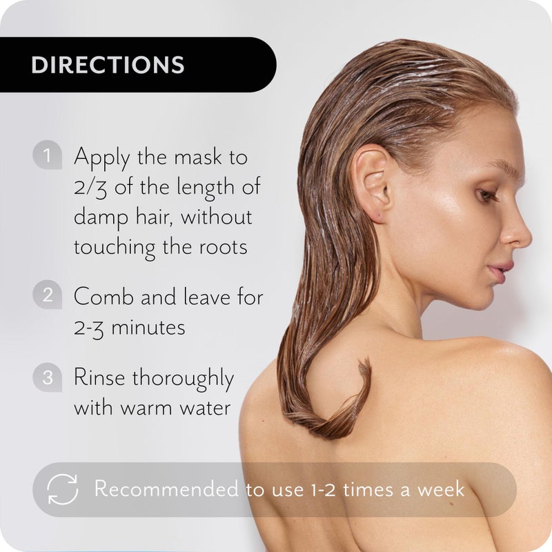 The Act Extra Nourishing Hair Mask with Argan Oil, Coconut Oil, Hyaluronic Acid - Intense Hydration, Repair for All Hair Types - Ideal for Curly and Damaged Hair - 6.8 Fl oz - Image 5