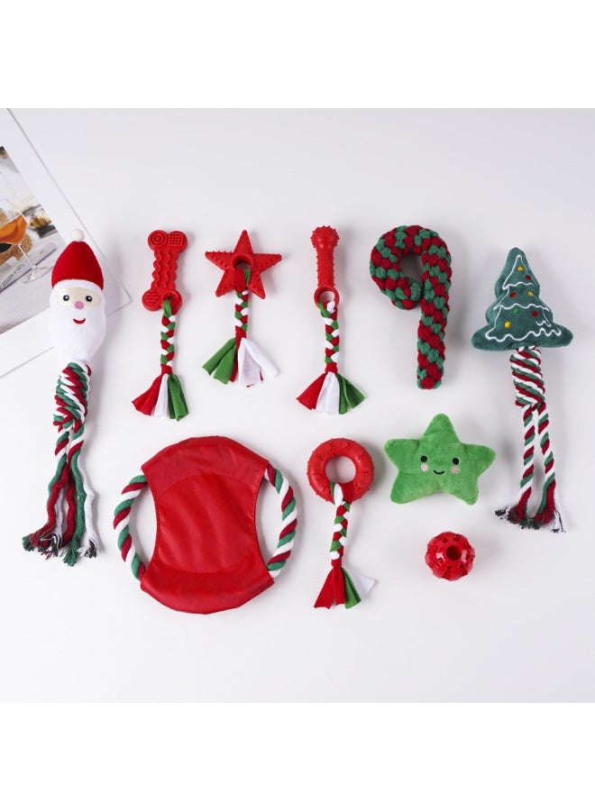 Pet Supplies Dog Chew Sticks, Teething Sticks For Small Dogs, Christmas Rope Knots, Boredom-relief Dog Toys That Won't Break