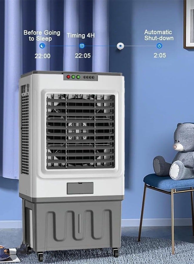 Cady One 60L Desert Air Cooler, Portable Desert Air Conditioner with Water Tank and 3-Speed ​​Adjustable Air Conditioning Fan, 250W - Image 3