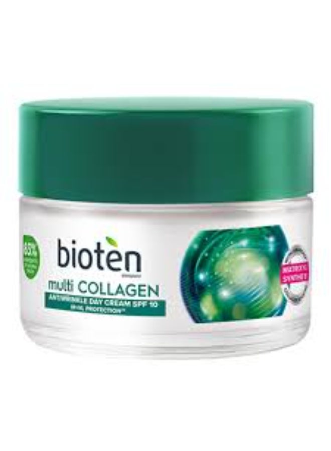 bioten Multi-Collagen Antiwrinkle Day Cream SPF10 50ml - Image 2