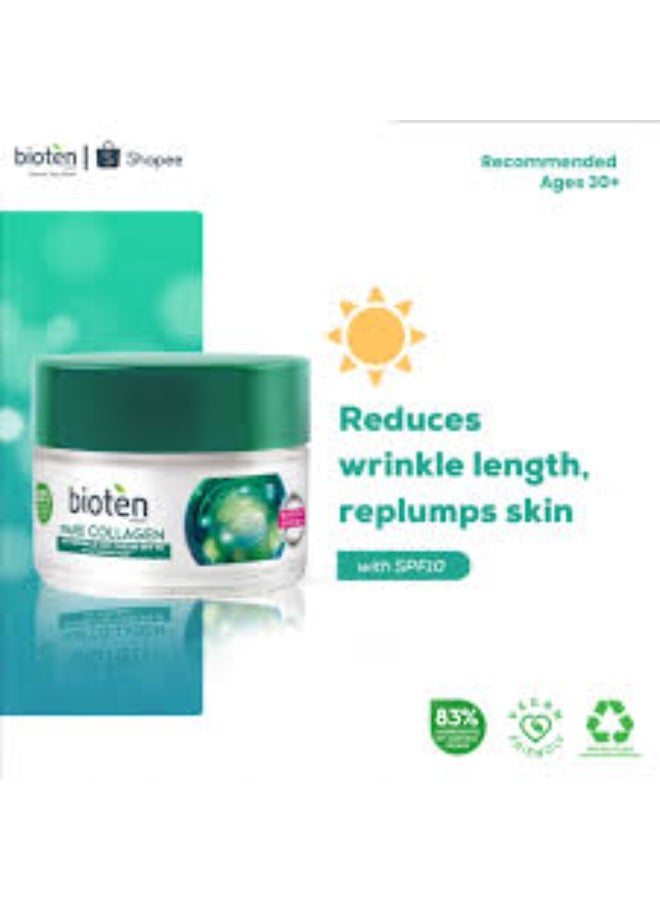 bioten Multi-Collagen Antiwrinkle Day Cream SPF10 50ml - Image 3