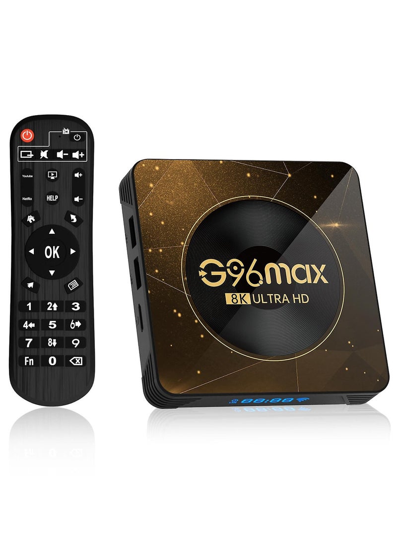 Generic Smart TV Box G96max Android 13.0 (4G+64G) 8K Supported WiFi 6 Bluetooth Remote Control 8K Ultra HD TV Box  - Image 1