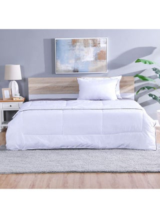 لحاف إندالجنس كينج قطن 100% 300 غرزة، ناعم ومريح، أبيض، 260 × 220 سم - pzsku/ZEA7CF4383742ACC8BAE5Z/45/_/1681277484/d657ff53-e1b1-4e4d-b748-97c799279fdc