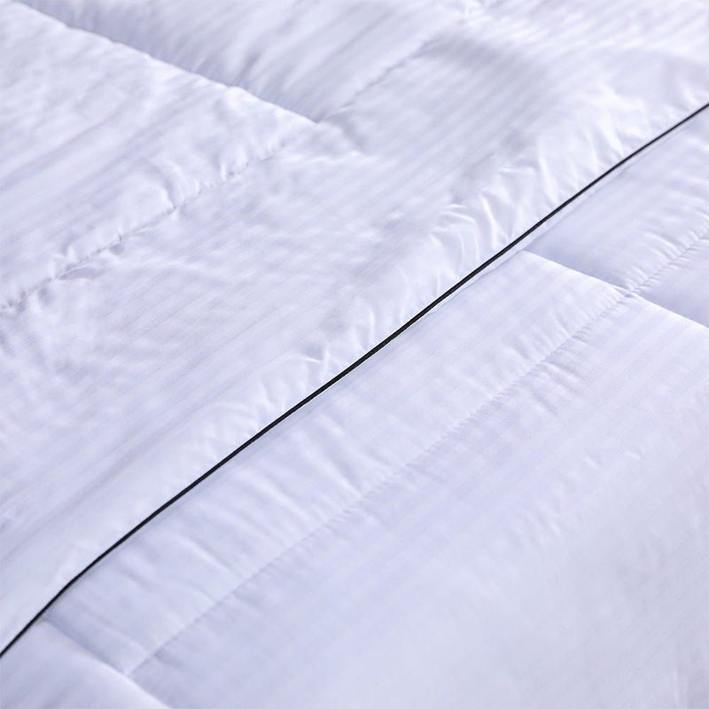 DANUBE HOME Indulgence King Duvet 100% Cotton  300 Thread Count Plush Duvet Inserts Breathable Soft Comforter Coverbed Essentials For Bedroom  L 260 X W 220 Cm  White - Image 3