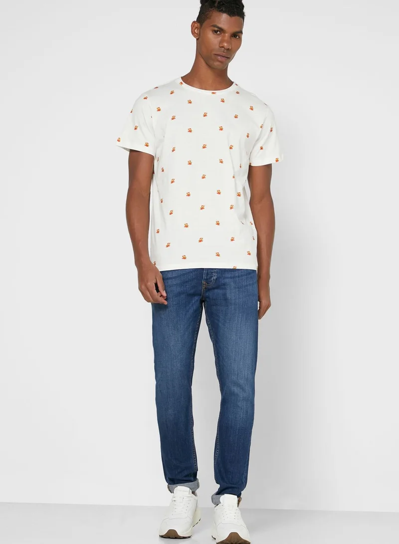 DEDICATED Super Mario Pattern T-Shirt