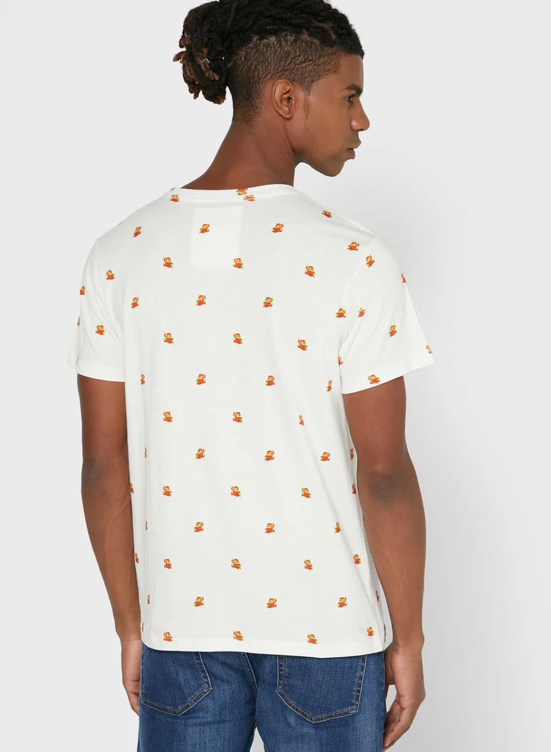 DEDICATED Super Mario Pattern T-Shirt