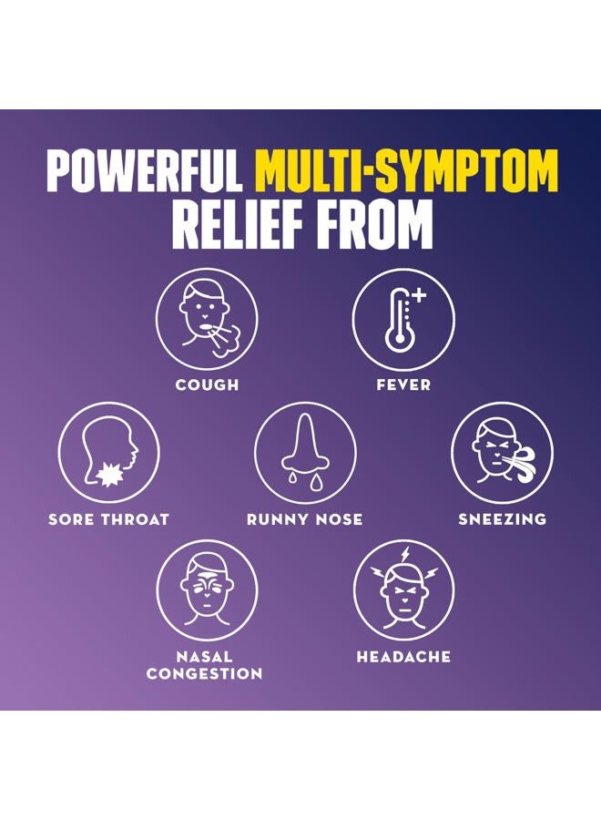 MUCINEX Nightshift Sinus, Cold And Flu Cough Medicine For Adults, Powerful Nighttime Sinus Medicine For Sinus Relief, Sore Throat Relief, Cough Suppressant & Nasal Decongestant For Adults, 6 Fl Oz - Image 4