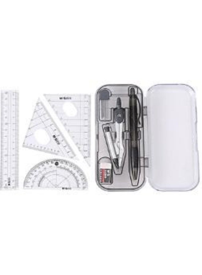Geometric Set M&G 8-Pcs Ruler 15cm - Protractor - 2 Traingles NO.ACSN1329