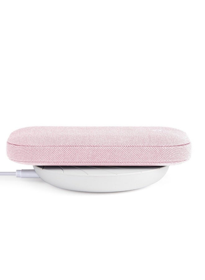 Lexon Powersound Wireless Power Bank 5000mAh with Bluetooth Speaker & Qi Wireless Charging – Pink - Image 3