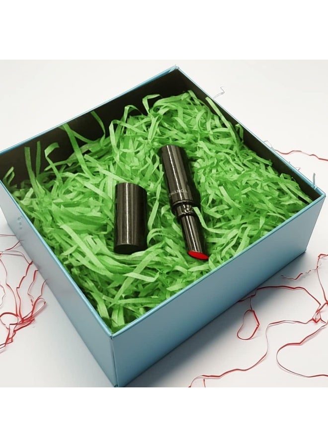 Raffia Paper Shreds Strands Eco Friendly Shredded Crinkle Confetti Crinkle Cut Paper Filling Shredded Paper for Hamper Gift Box Filling (Green)100g - Image 3