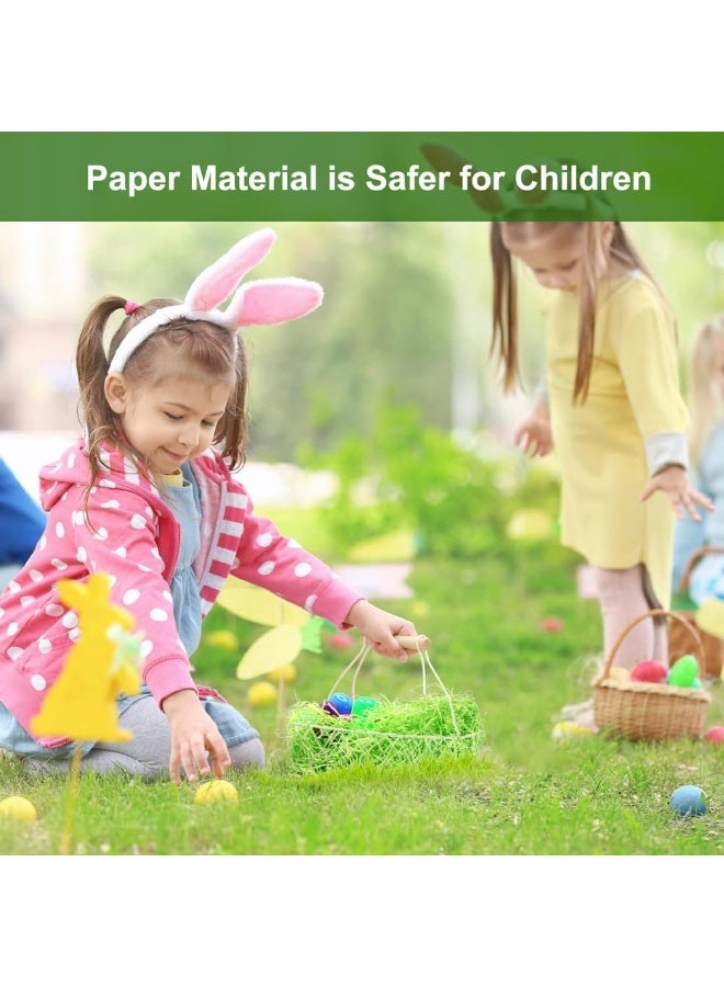 Raffia Paper Shreds Strands Eco Friendly Shredded Crinkle Confetti Crinkle Cut Paper Filling Shredded Paper for Hamper Gift Box Filling (Green)100g - Image 5